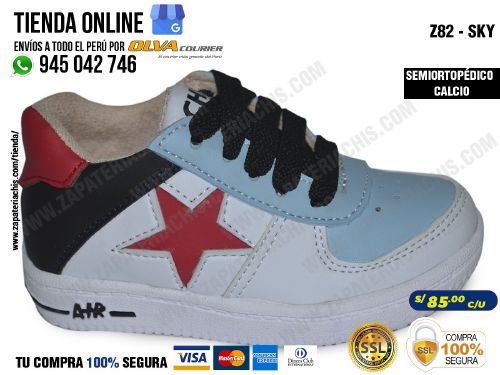 z82 skye zapatillas semiortopedicas en malla y calcio para bebe nino con arco anatomico formador