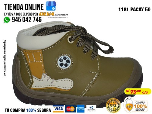 1181 pacay 50 zapatos modelos pibe semiortopedico en cuero peruano para tu bebe nino