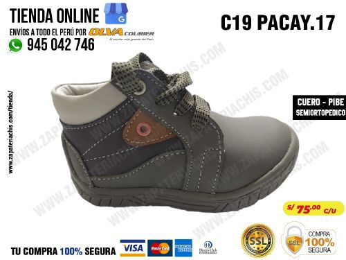 c19 pacay 17 calzado en cuero para bebe