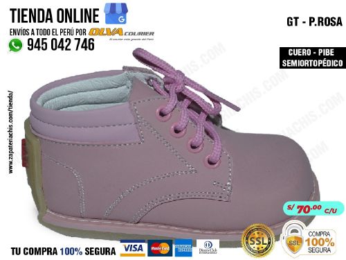 gt palo rosa zapato en cuero peruano pibe semiortopedico para tu bebe con arco anatomico