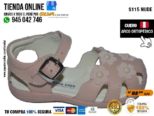 s115 nude sandalias con arco formador para evitar el pie plano modelo ortopedico para nina