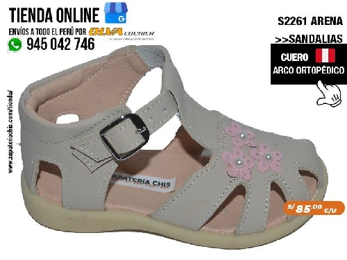 s2261 arena sandalias con arco formador para evitar el pie plano modelo ortopedico para nina