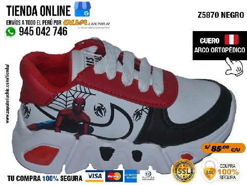 z5870 negro zapatillas semiortopedicas en malla y calcio para bebe nino con arco anatomico y formador