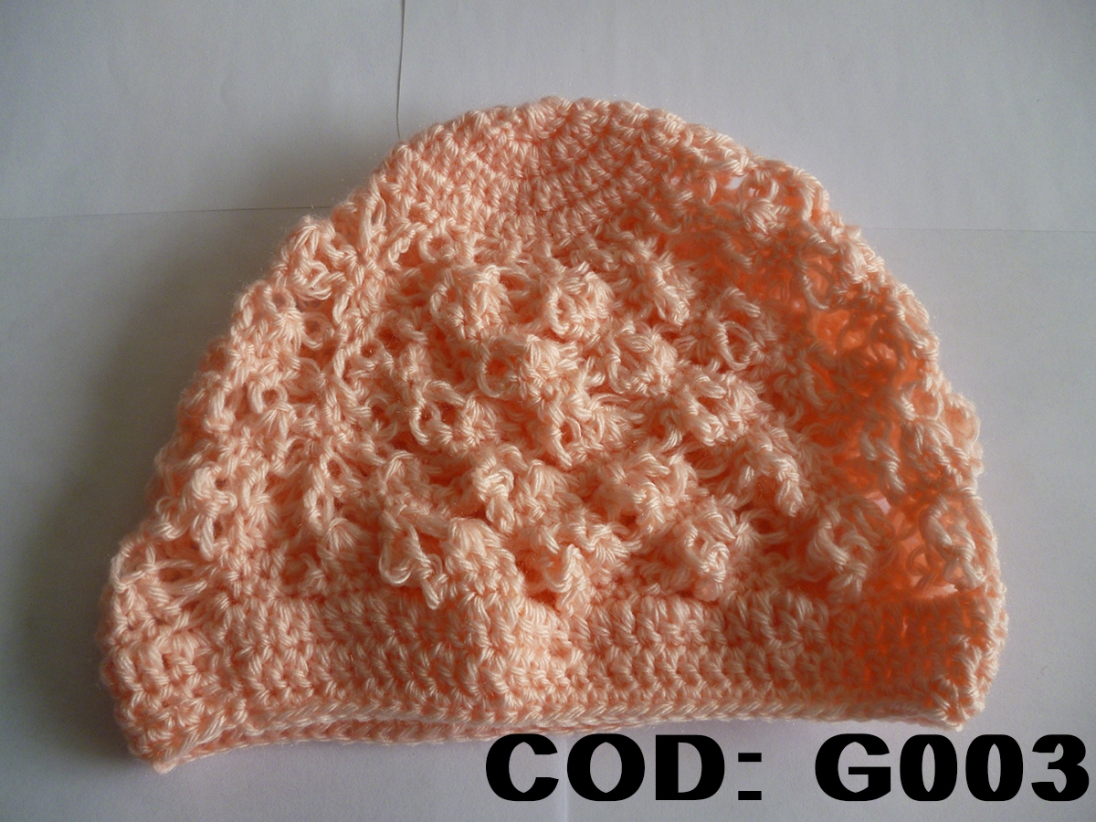 g003 gorrito melon lana en lana bebe antialergicos