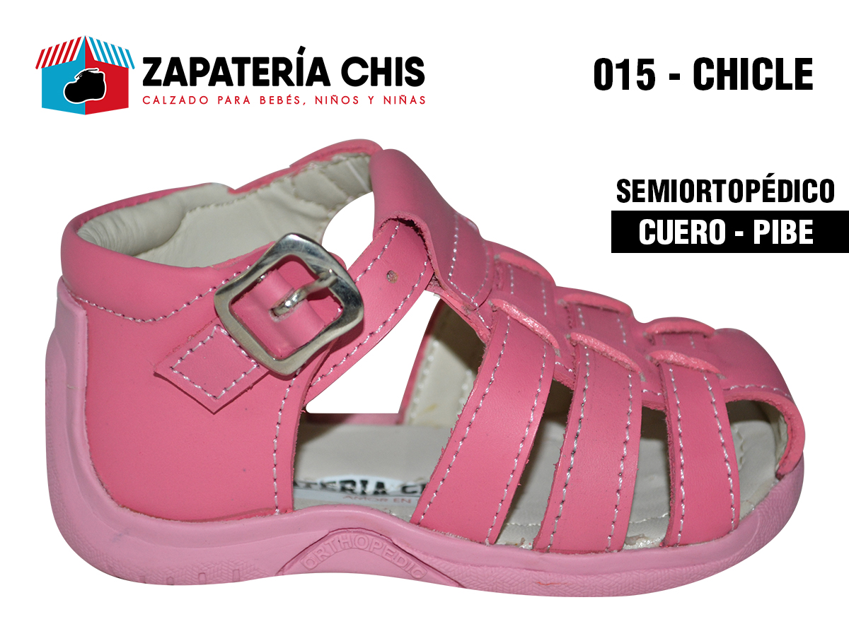 sandalias en cuero peruano para bebes